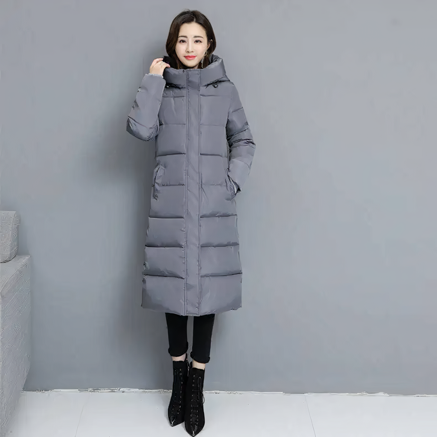 Quintina® | Long, padded women's coat for winter