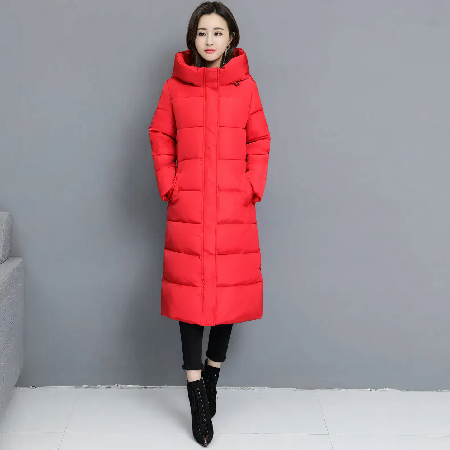 Quintina® | Long, padded women's coat for winter