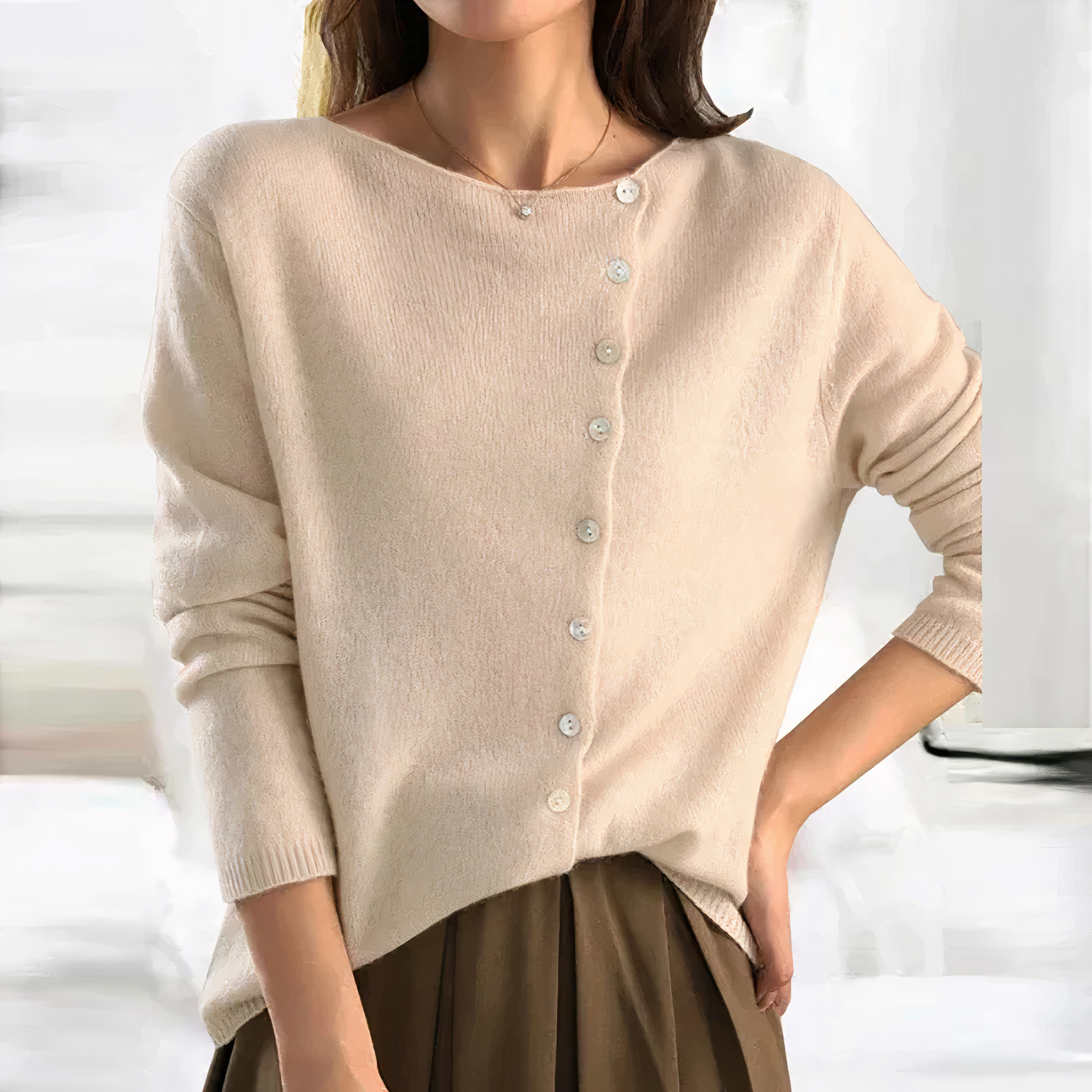 Soledad® | Stylish cardigan with button closure