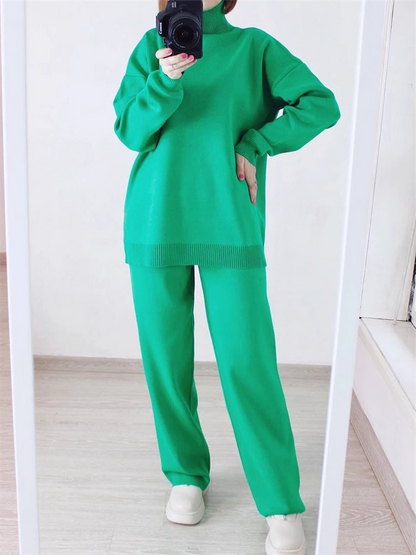 Nadia® | Two-piece knit suit