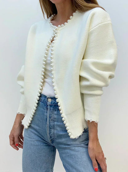 Abigail® | Chic pearl cardigan