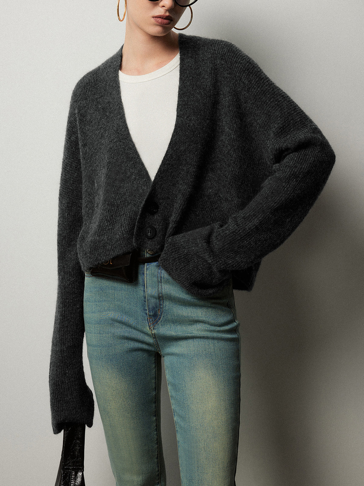 Vespera® | Casual cardigan with buttons