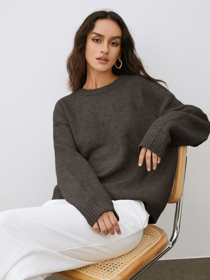 Silke® | Casual knitted sweater for women in autumn