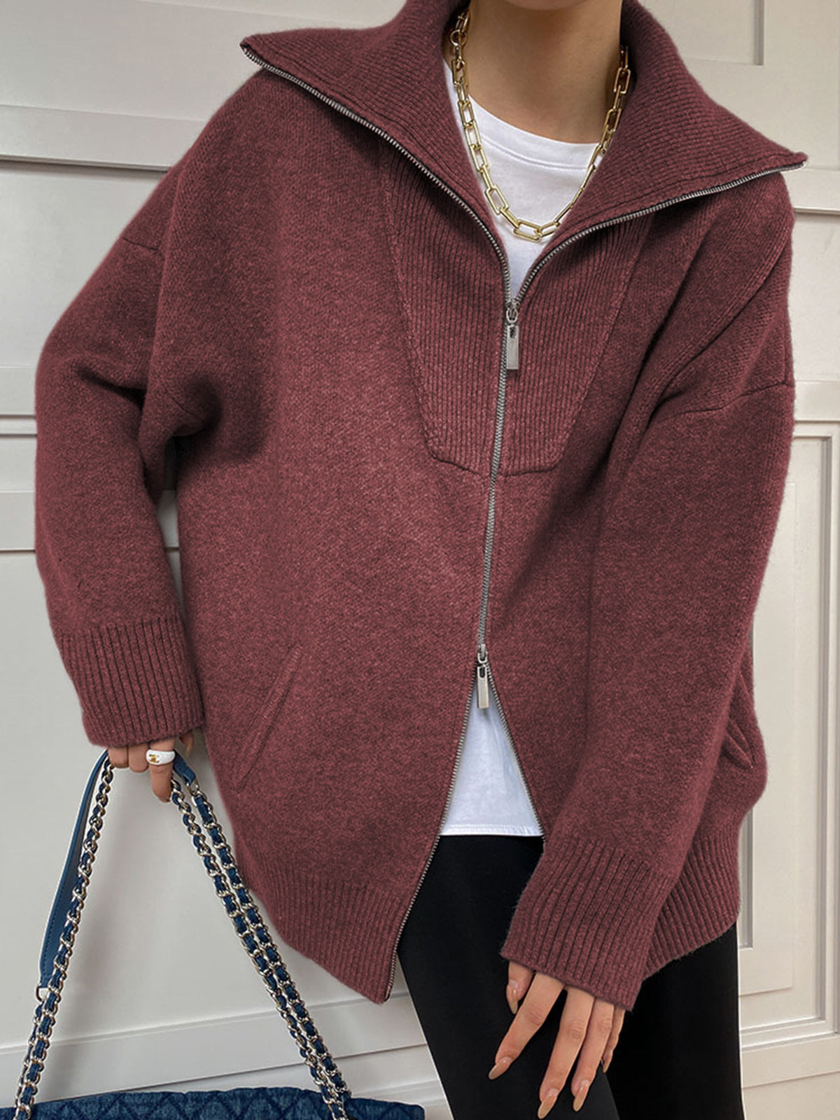 Silvia® | Classic and stylish winter cardigan