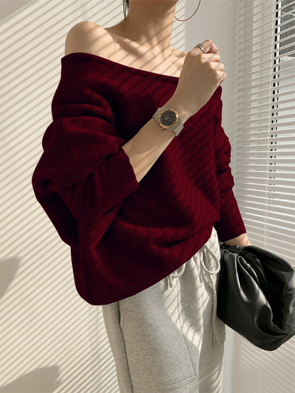 Tatjana® | Asymmetrical one-shoulder sweater