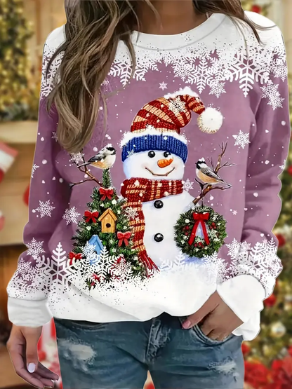 Amanda® | Snowman winter Christmas sweater