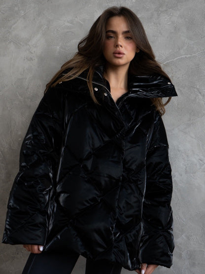 Ula® | Women's shiny quilted jacket