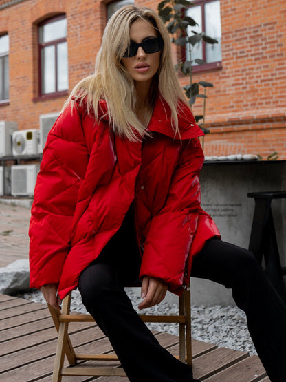 Ula® | Women's shiny quilted jacket