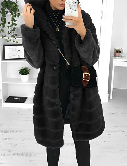 Quinlan® | Elegant soft faux fur coat