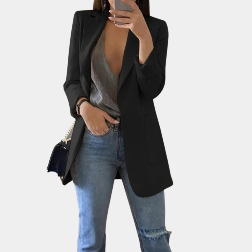 Amanda® | Casual blazer with lace for women