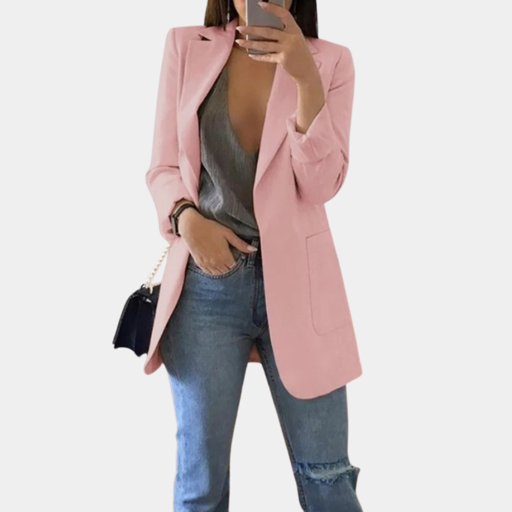 Amanda® | Casual blazer with lace for women