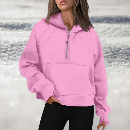 Pink® | Half zip hoodie