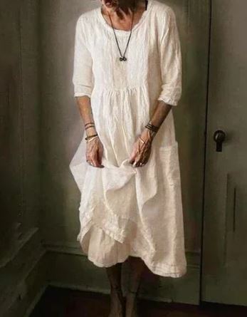 Xena® | Oversized women's dress made of linen and cotton