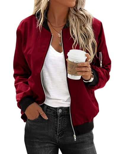 Adriana® | Classic bomber jacket for women