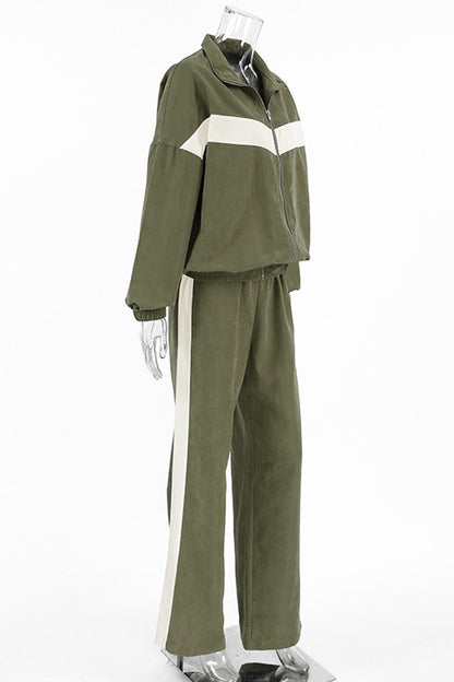 Teresa® | Tracksuits with contrasting stand-up collar