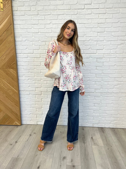 Octavia® | Cool to Be Kind floral blouse