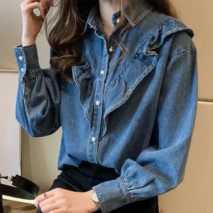 Teresa® | Oversized denim shirts