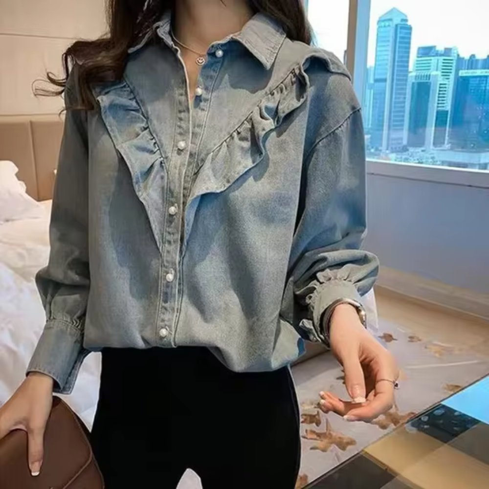 Teresa® | Oversized denim shirts