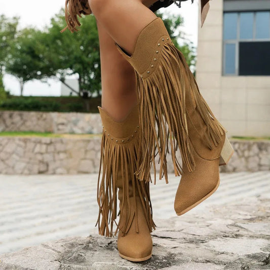 Aisling® | High boots with fringes, new collection