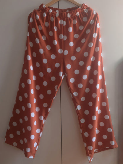 Sydney® | Polka dot shirt and pants set