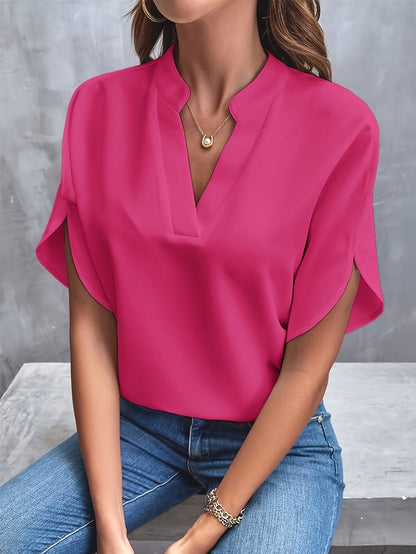 Xara® | Elegant summer shirt with V-neck