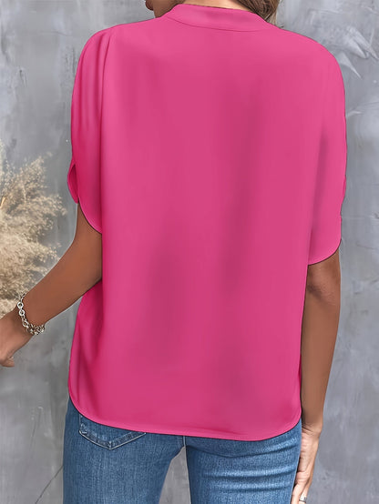 Xara® | Elegant summer shirt with V-neck