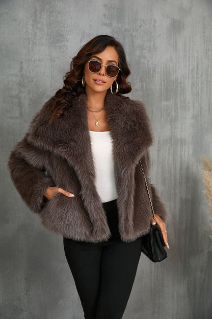 Alba® | Elegant faux fur jacket