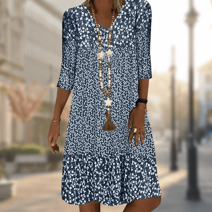 Teresa® | Casual V-neck floral dress