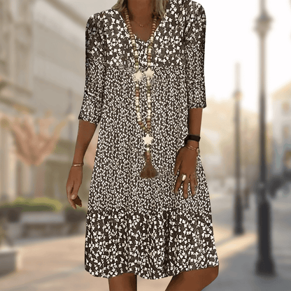 Teresa® | Casual V-neck floral dress