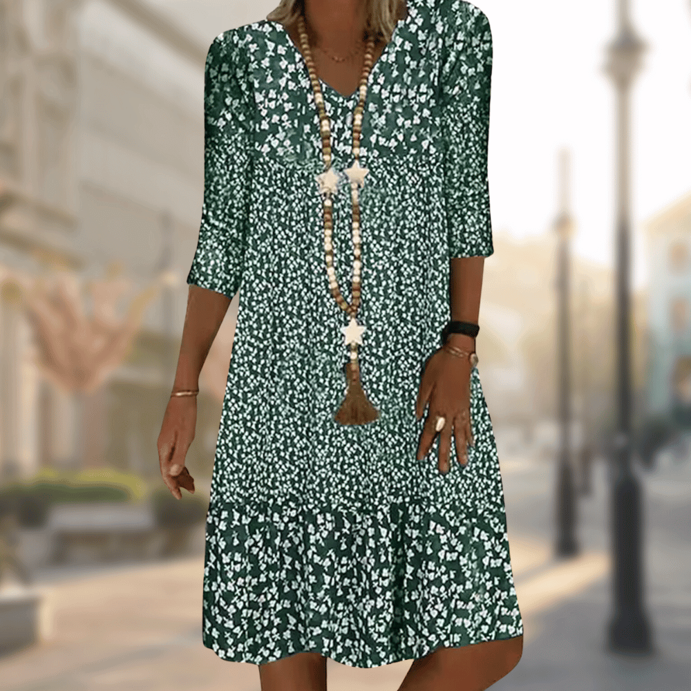 Teresa® | Casual V-neck floral dress