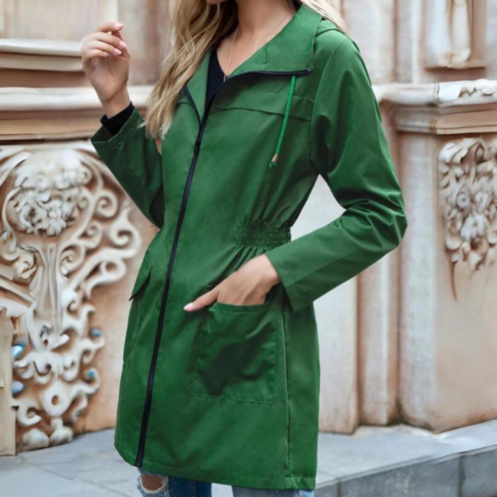 Agneta® | Elegant windbreaker trench coat for women