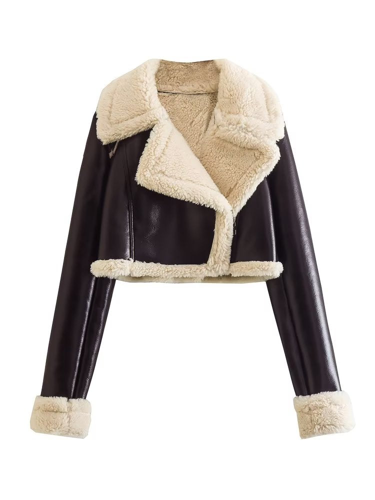 Zulema® | Short jacket with fur collar