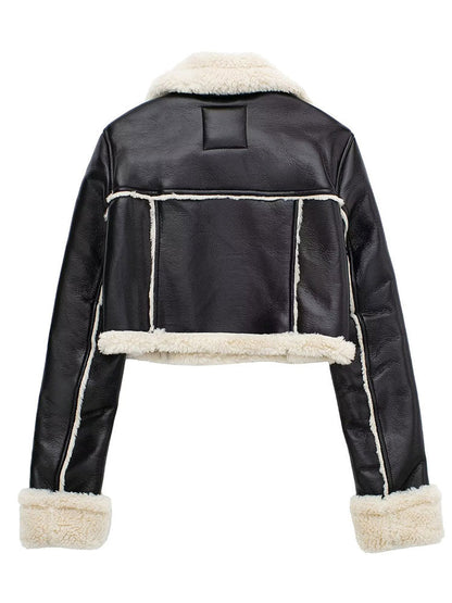 Zulema® | Short jacket with fur collar