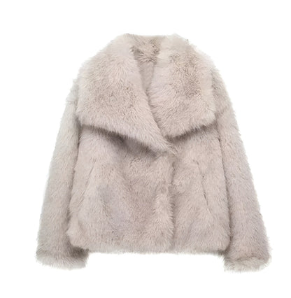 Zara® | Comfortable faux fur coat