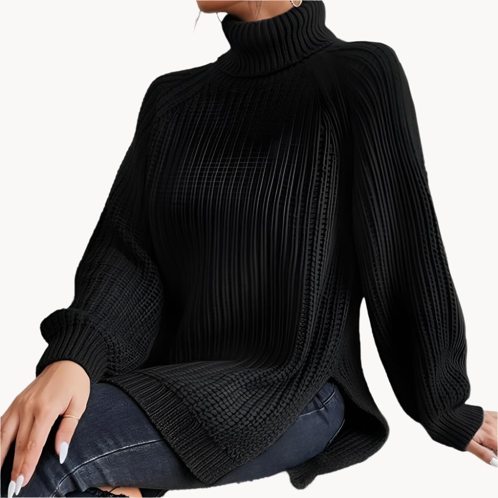 Quiana® | Comfortable oversized turtleneck sweater