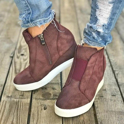 Zenaida® | Fall wedge sneakers