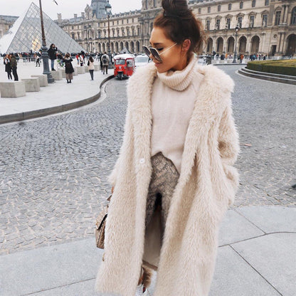 Adriana® | Long teddy coat