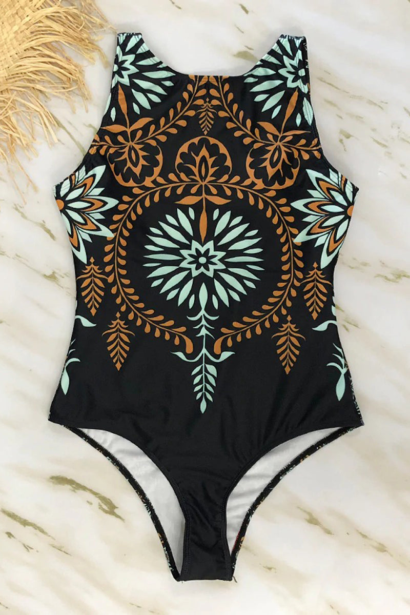 Zara® | Boho high neck swimsuit