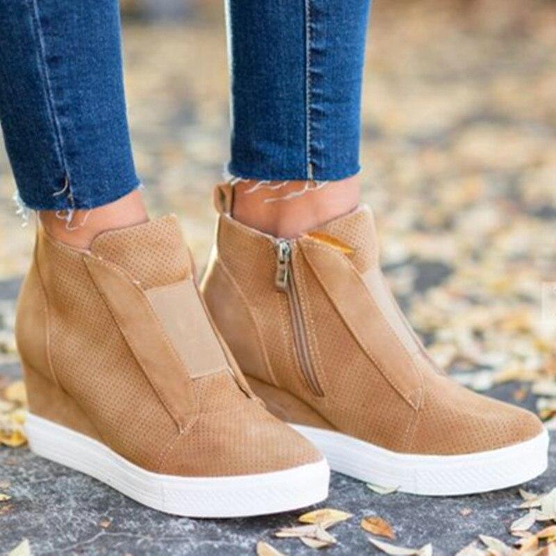 Zenaida® | Fall wedge sneakers