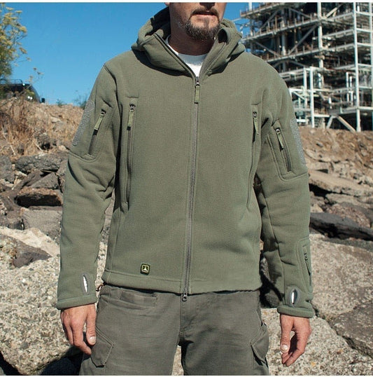 Ana® | Men's military style jacket with hood for sports