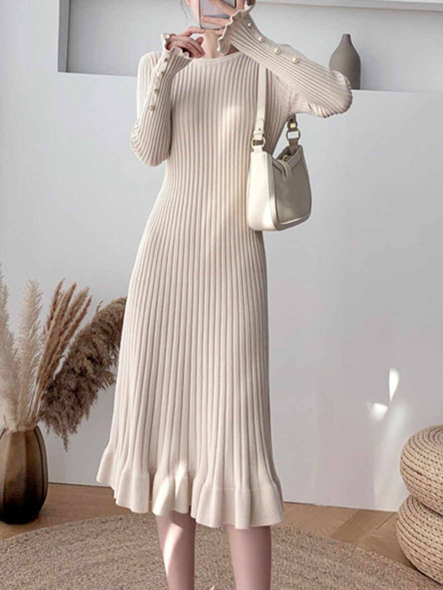 Vespera® | Elegant knitted dress