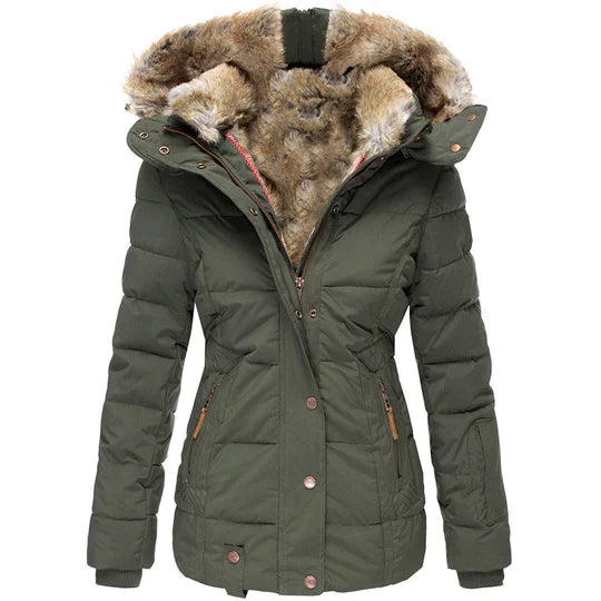 Verónica® | Warm winter jacket with fur hood