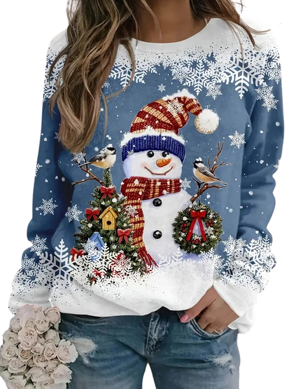 Zelda® | Snowman winter Christmas sweater