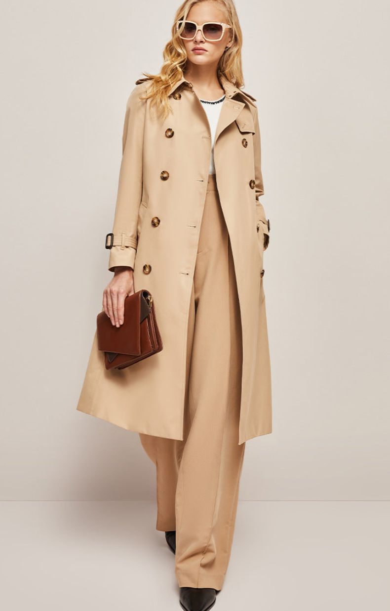 Perla® | Women's casual trench coat for winter