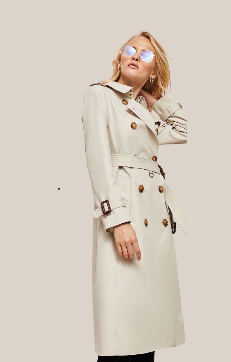 Perla® | Women's casual trench coat for winter