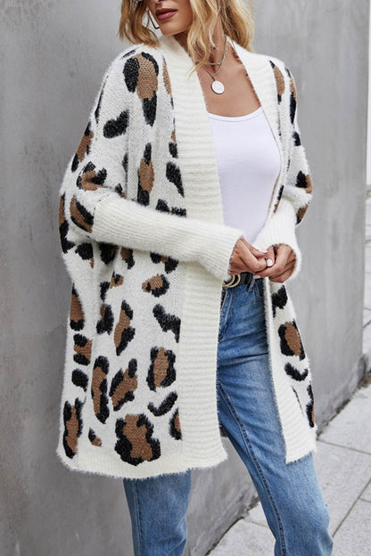 Ana® | Open front leopard print cardigan