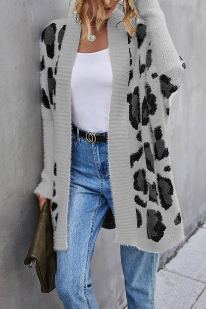 Ana® | Open front leopard print cardigan