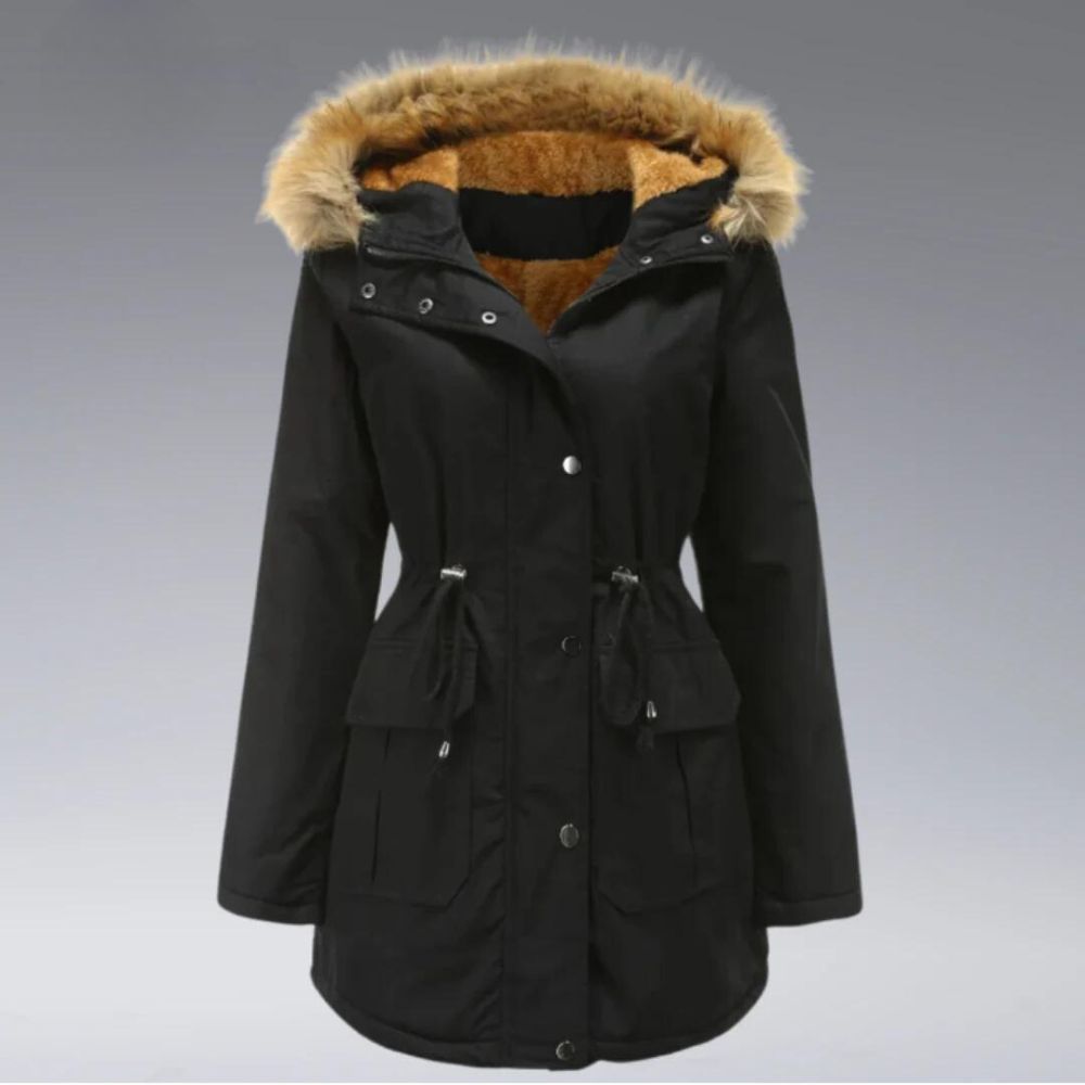 Penélope® | Cozy winter coat for women with hood and front pockets