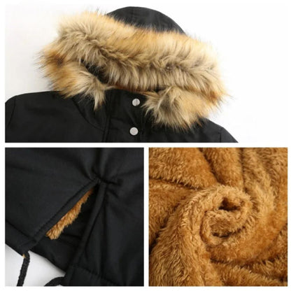 Penélope® | Cozy winter coat for women with hood and front pockets