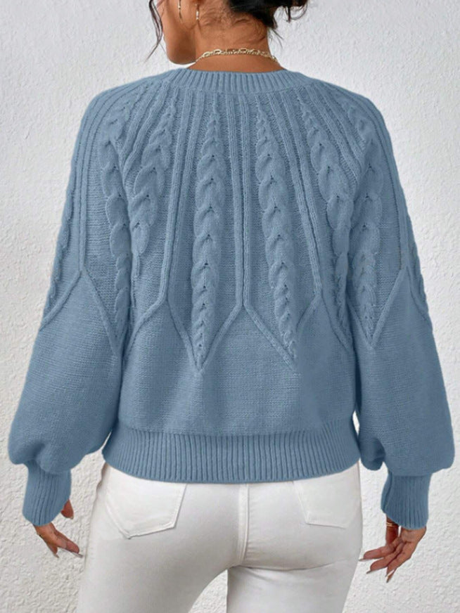 Allison® | Scandinavian twisted knit sweater